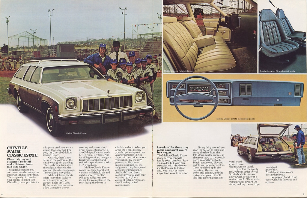 1975 Chevrolet Wagons Brochure Page 1